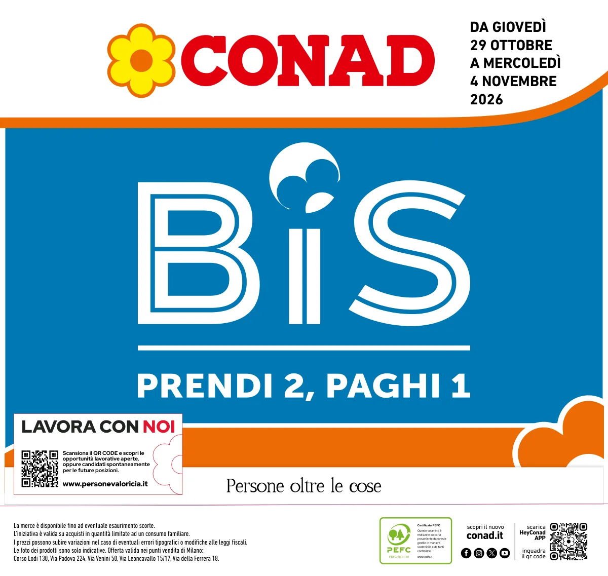 Copertina volantino Conad