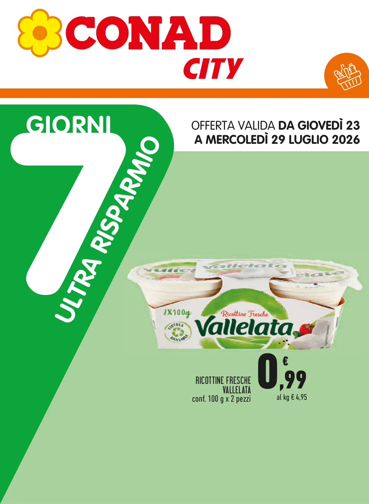 Volantino Conad a Nonantola