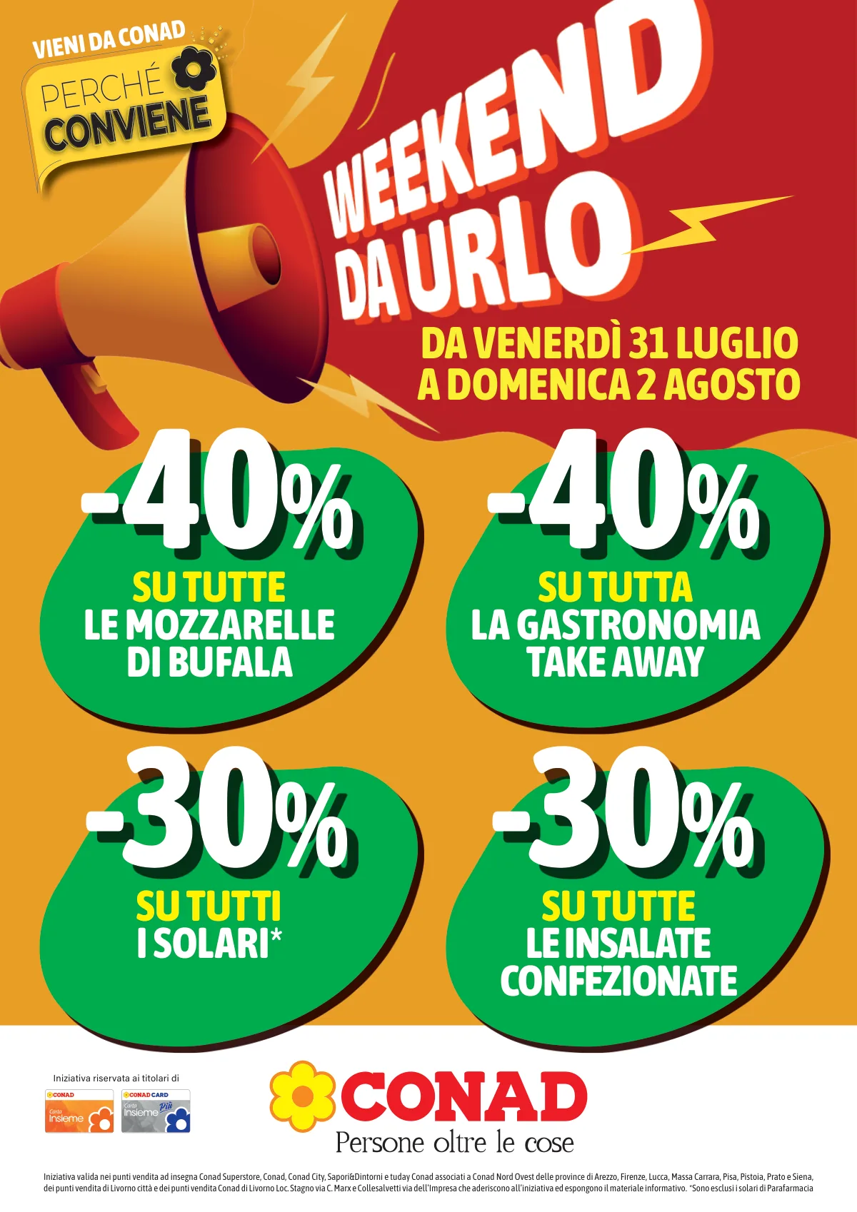 Volantino Conad a Lucca