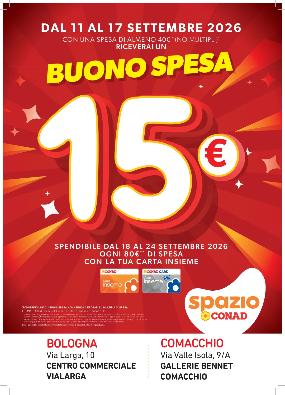Volantino Spazio Conad