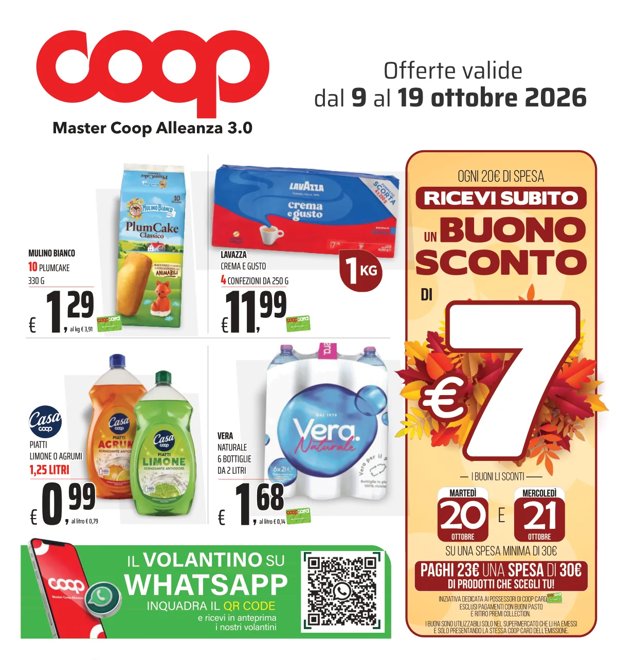 Copertina volantino coop