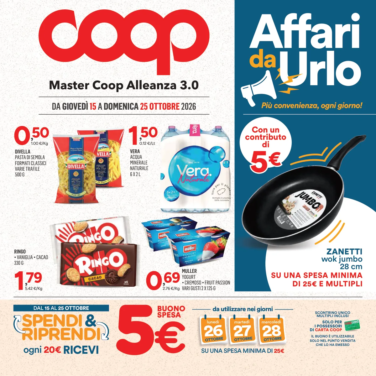 Copertina volantino coop