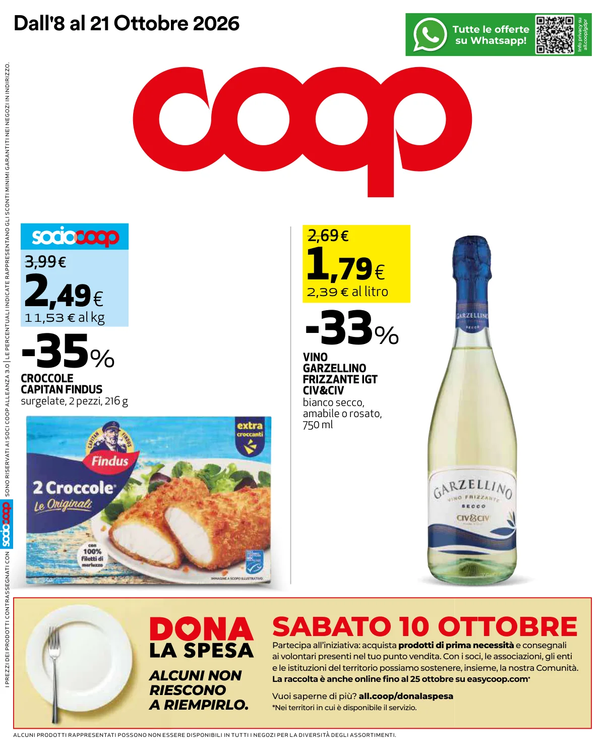 Copertina volantino coop