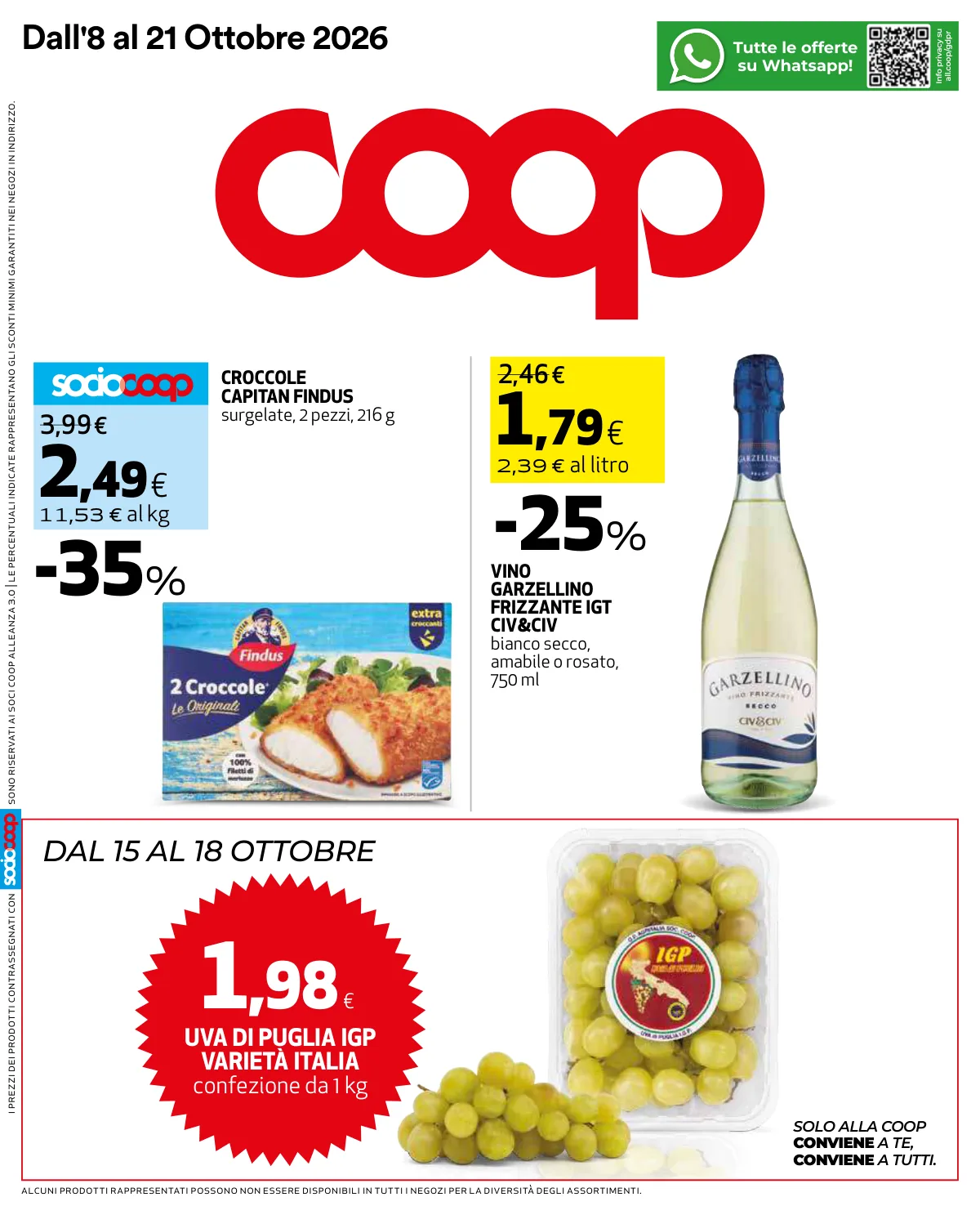 Copertina volantino coop