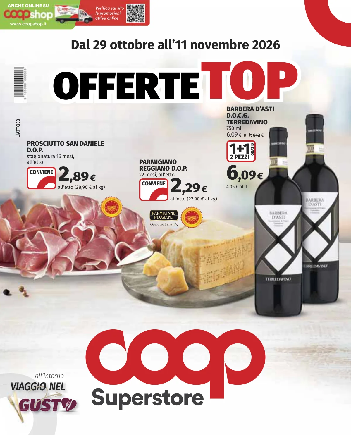 Copertina volantino coop
