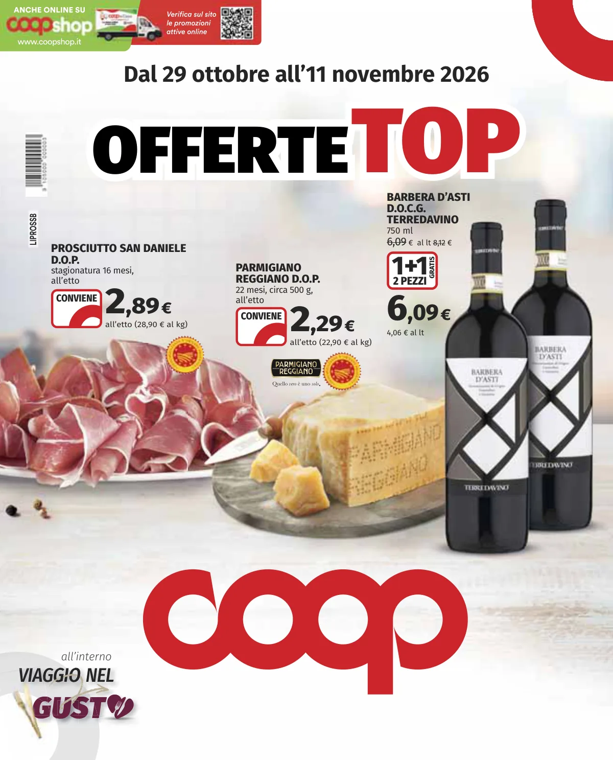 Copertina volantino coop