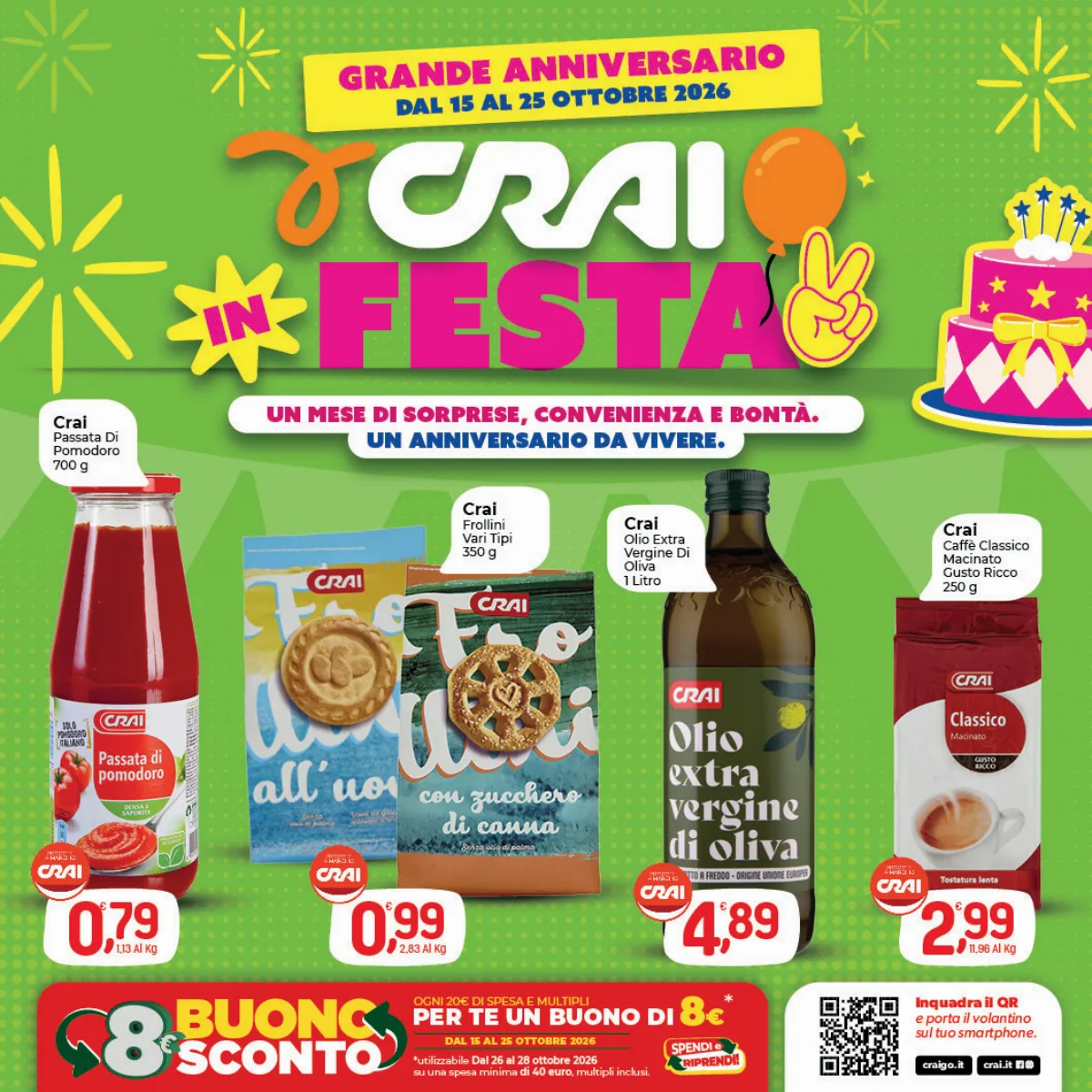 Copertina volantino crai