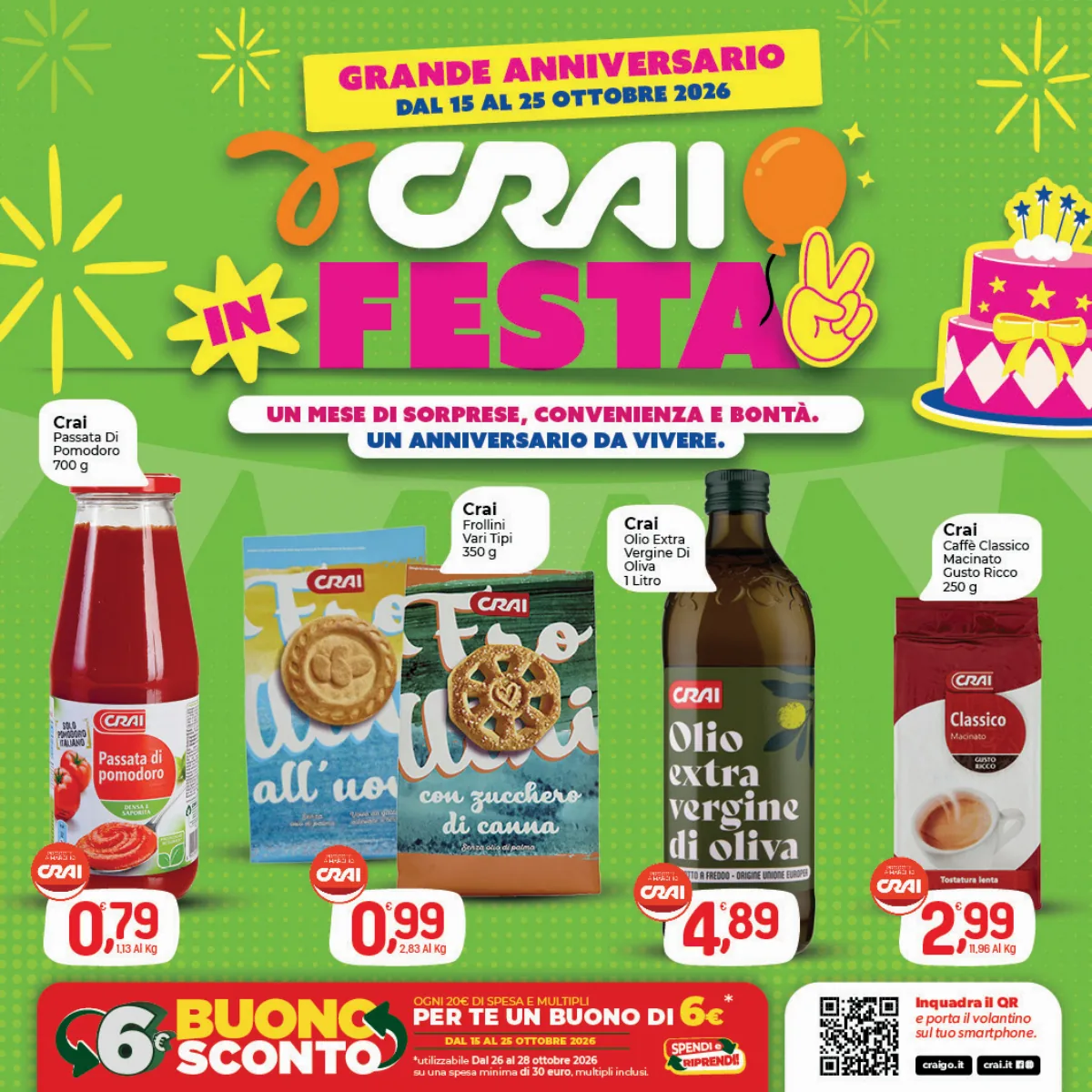 Copertina volantino crai