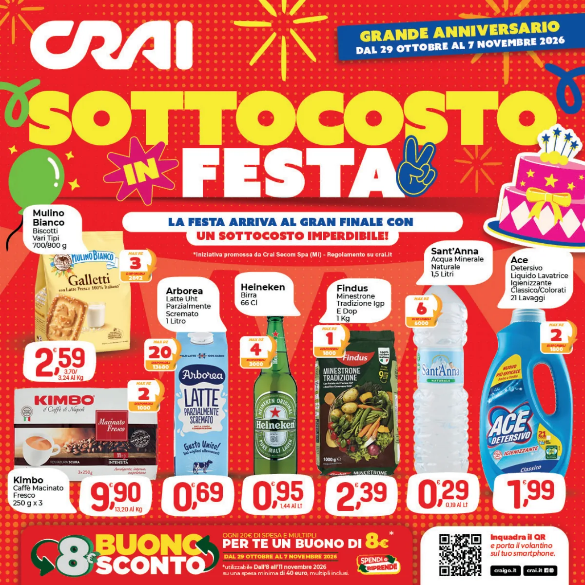 Copertina volantino crai