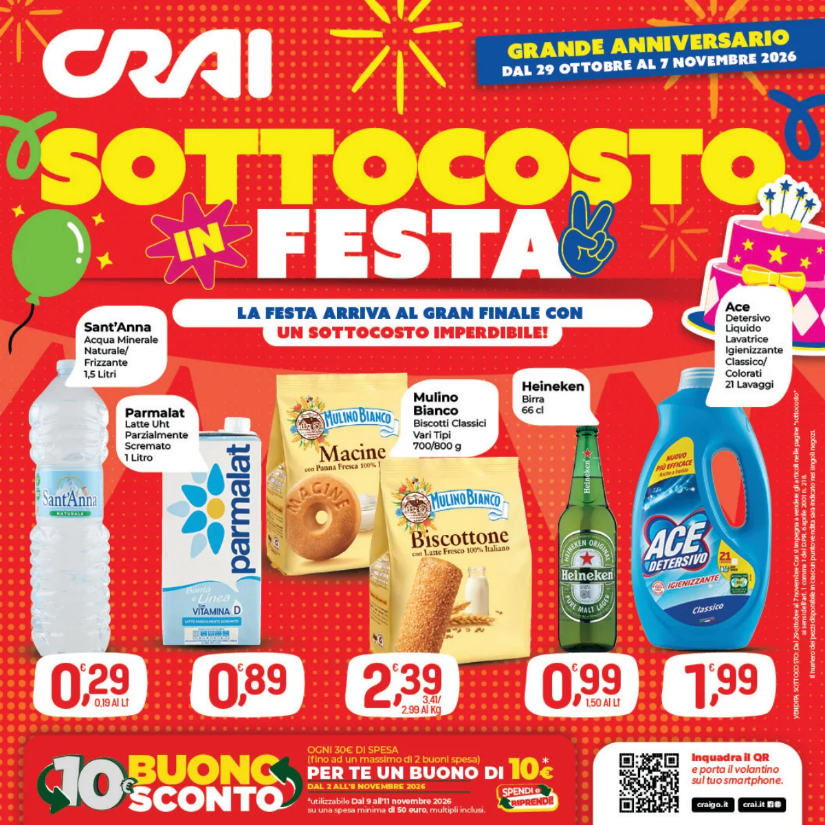 Copertina volantino crai