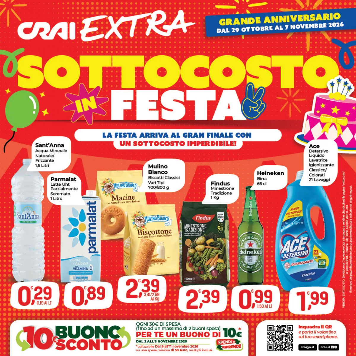 Copertina volantino crai