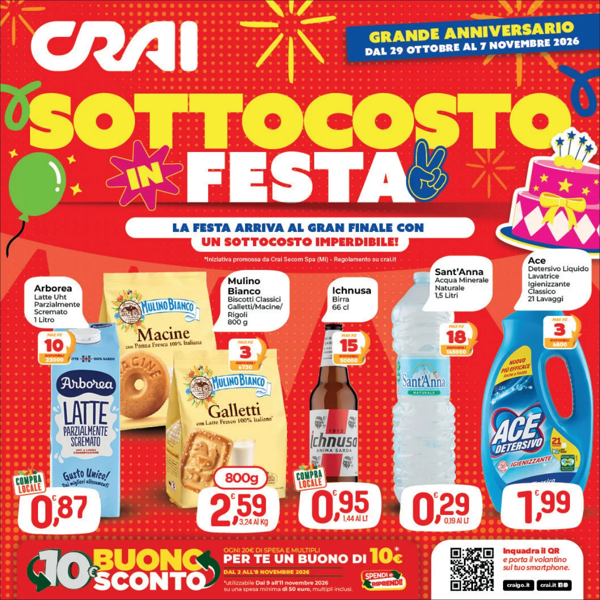 Copertina volantino crai