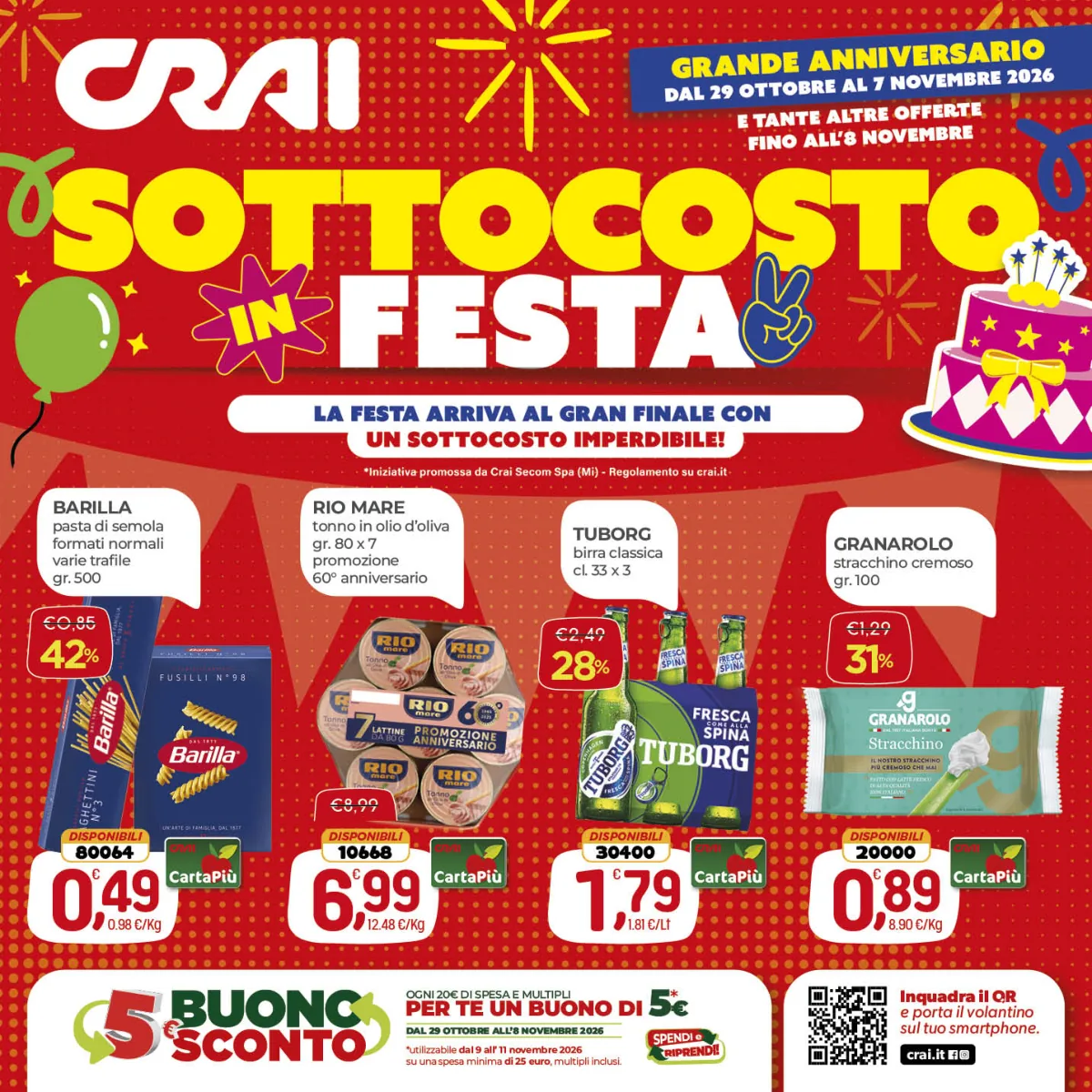 Copertina volantino crai