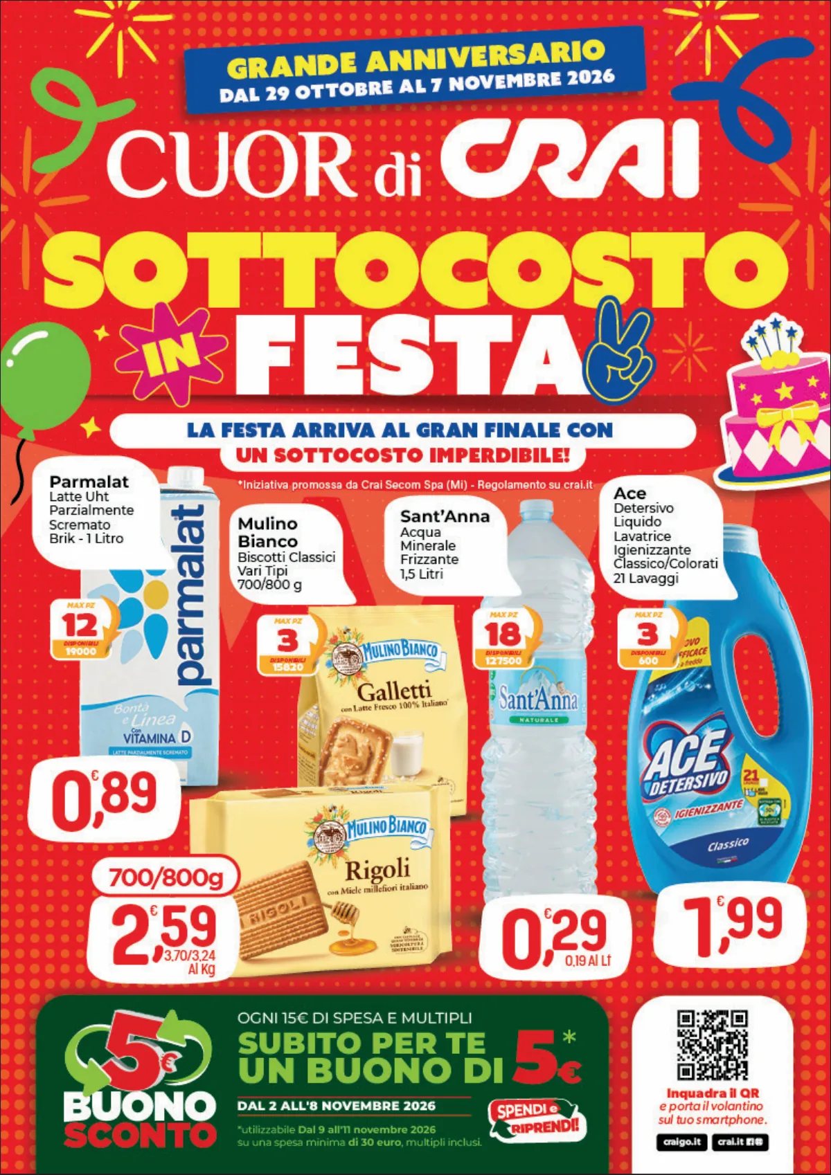 Copertina volantino crai