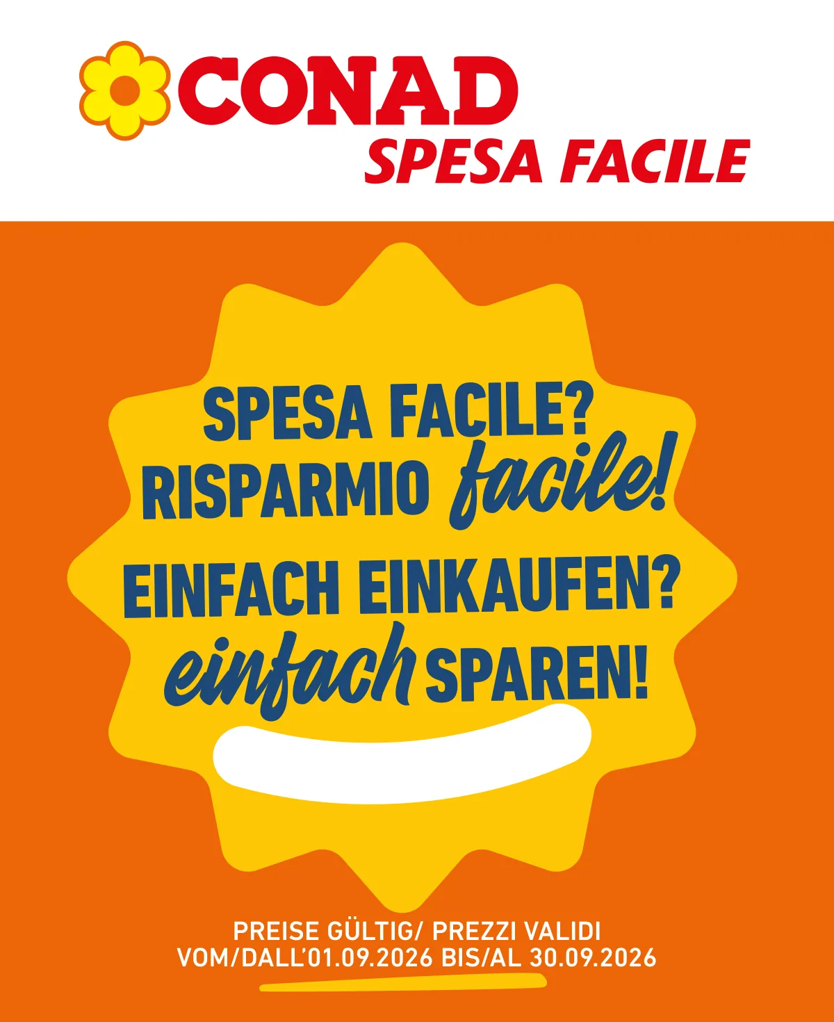 Volantino Spesa Facile Conad