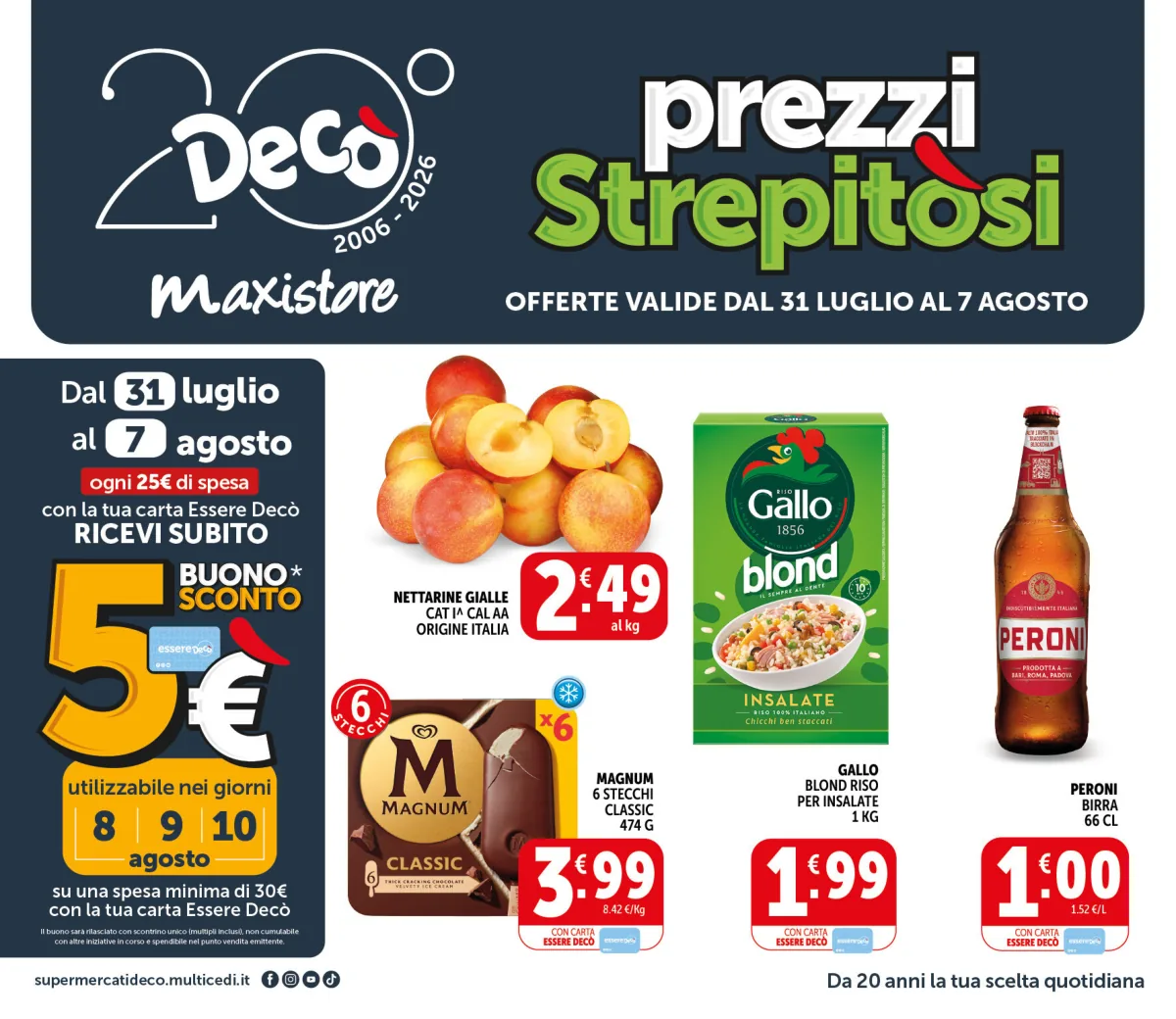 Volantino maxistore deco