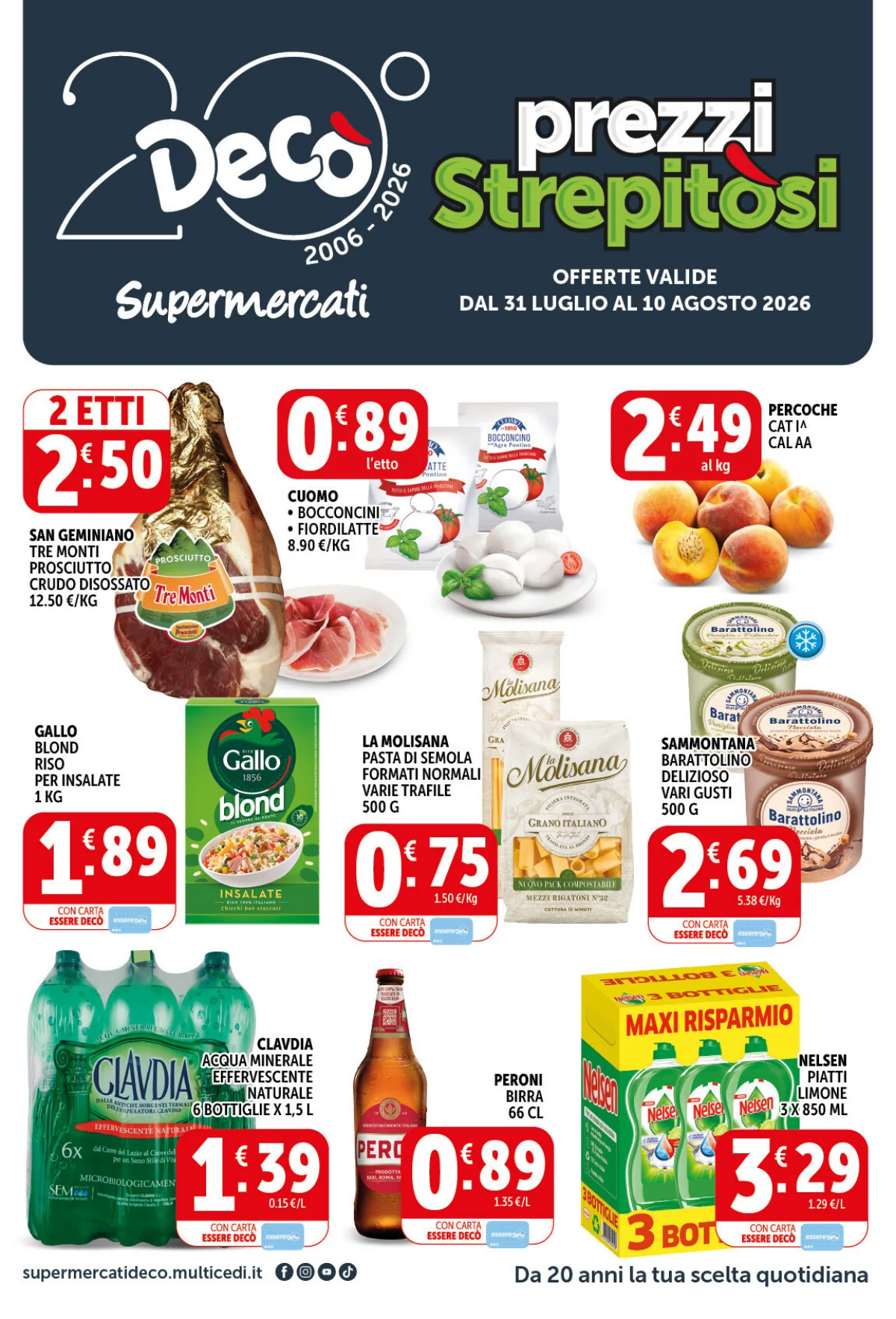 Volantino supermarket deco a Alatri