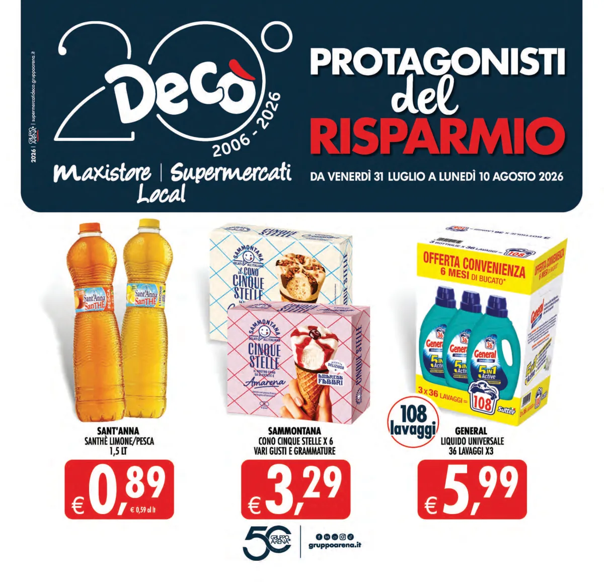 Volantino maxistore deco a San Filippo del Mela