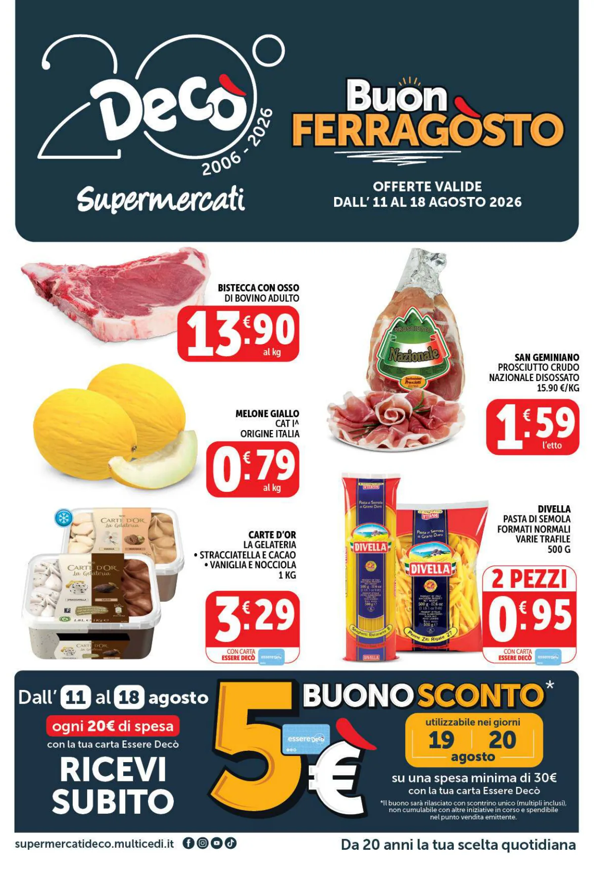 Volantino supermarket deco a Agropoli