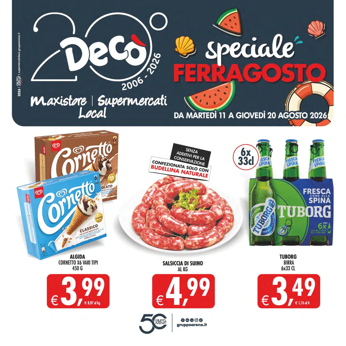 Volantino maxistore deco a Reggio Calabria