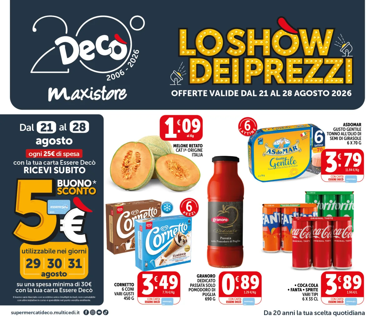 Volantino maxistore deco