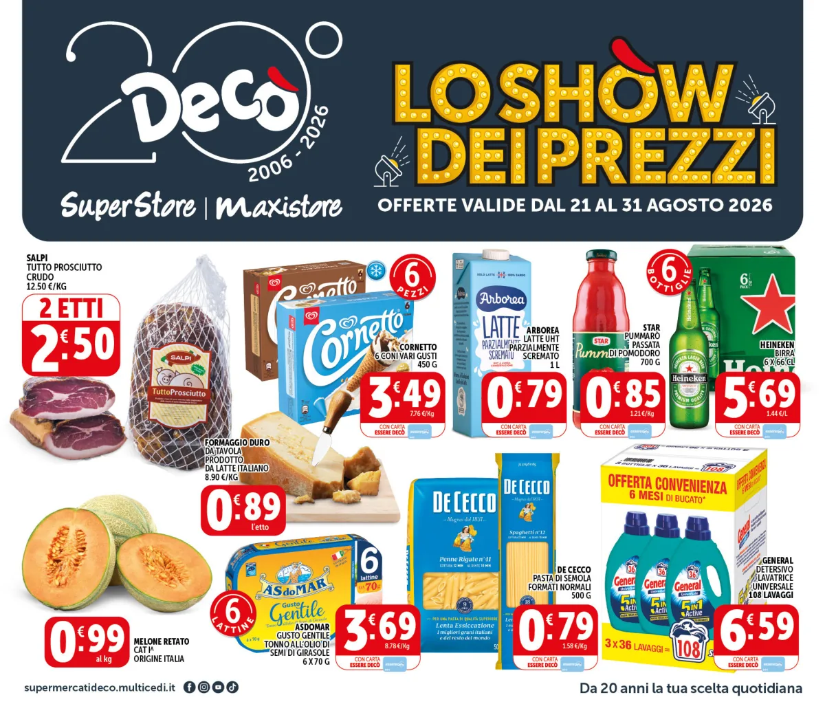 Volantino maxistore deco