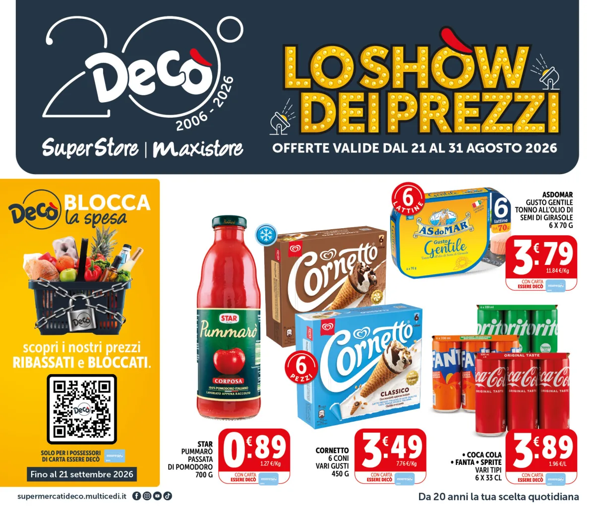 Volantino maxistore deco