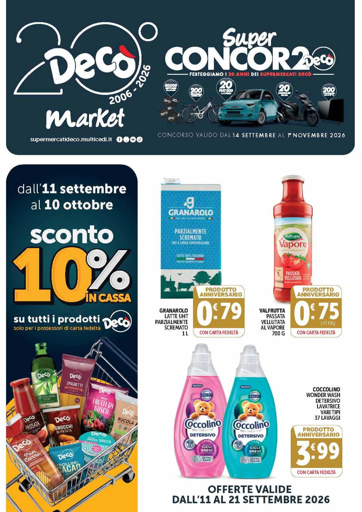 Volantino minimarket deco