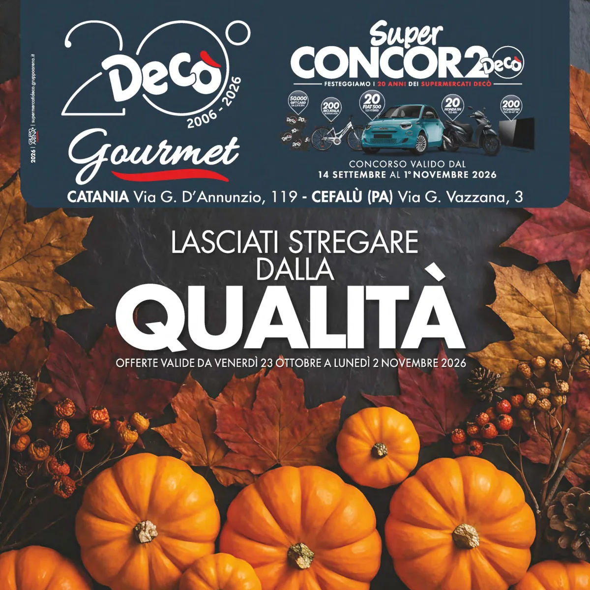 Copertina volantino maxistore deco