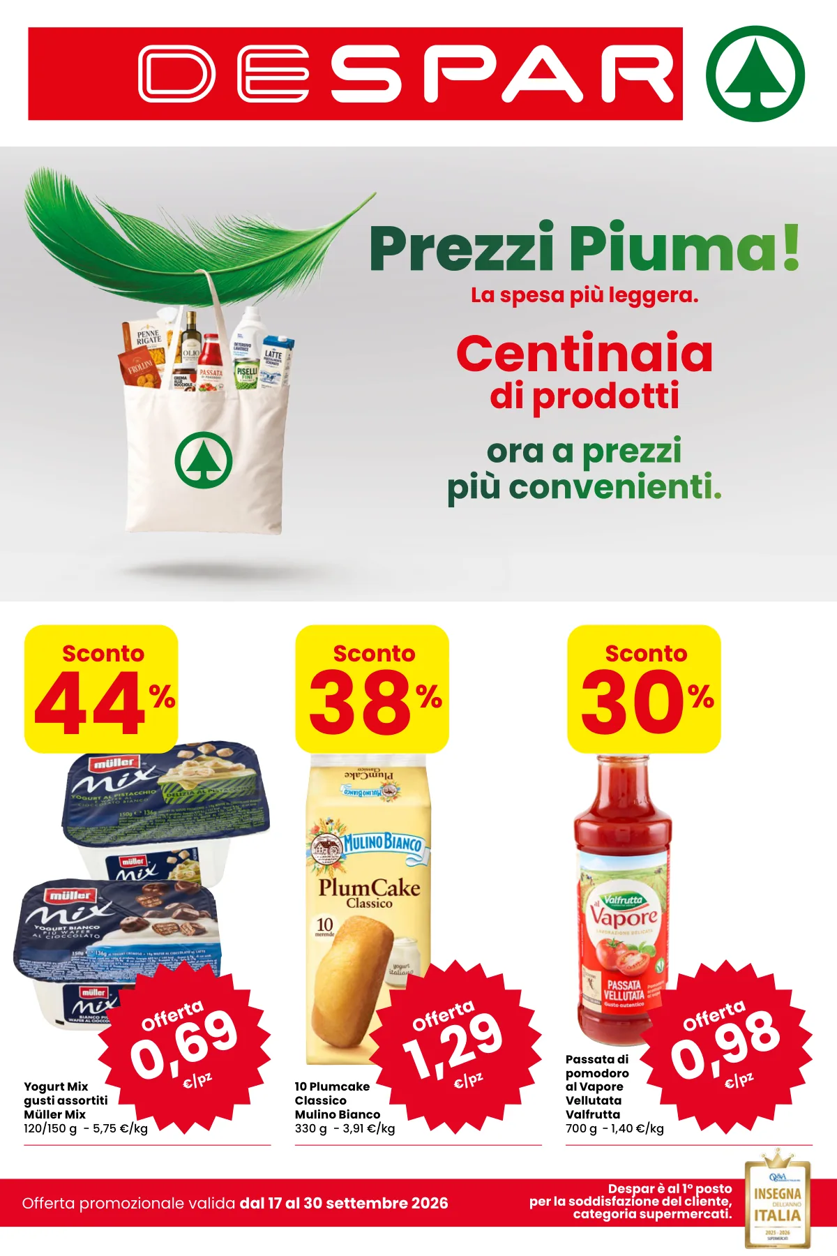 Volantino despar