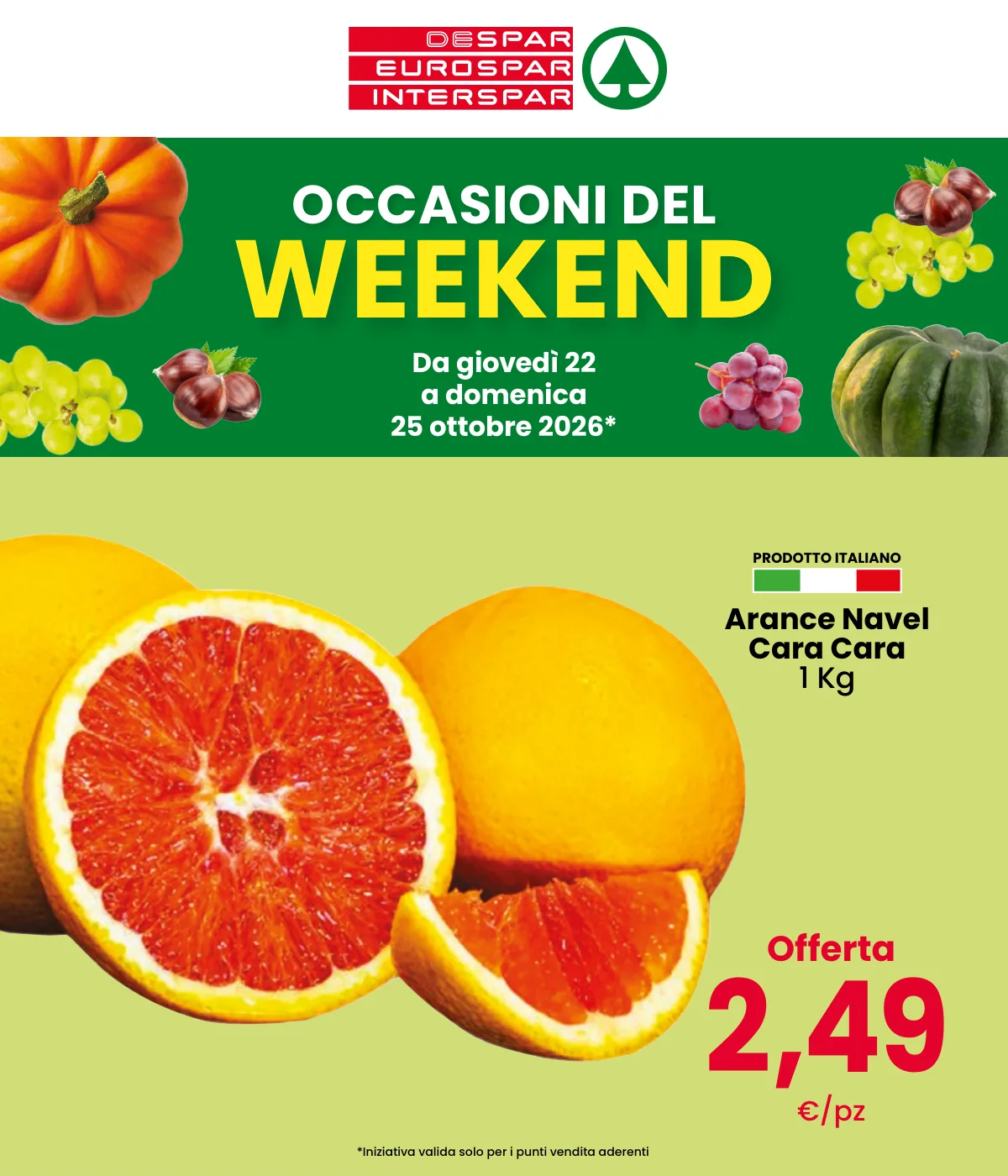 Copertina volantino despar