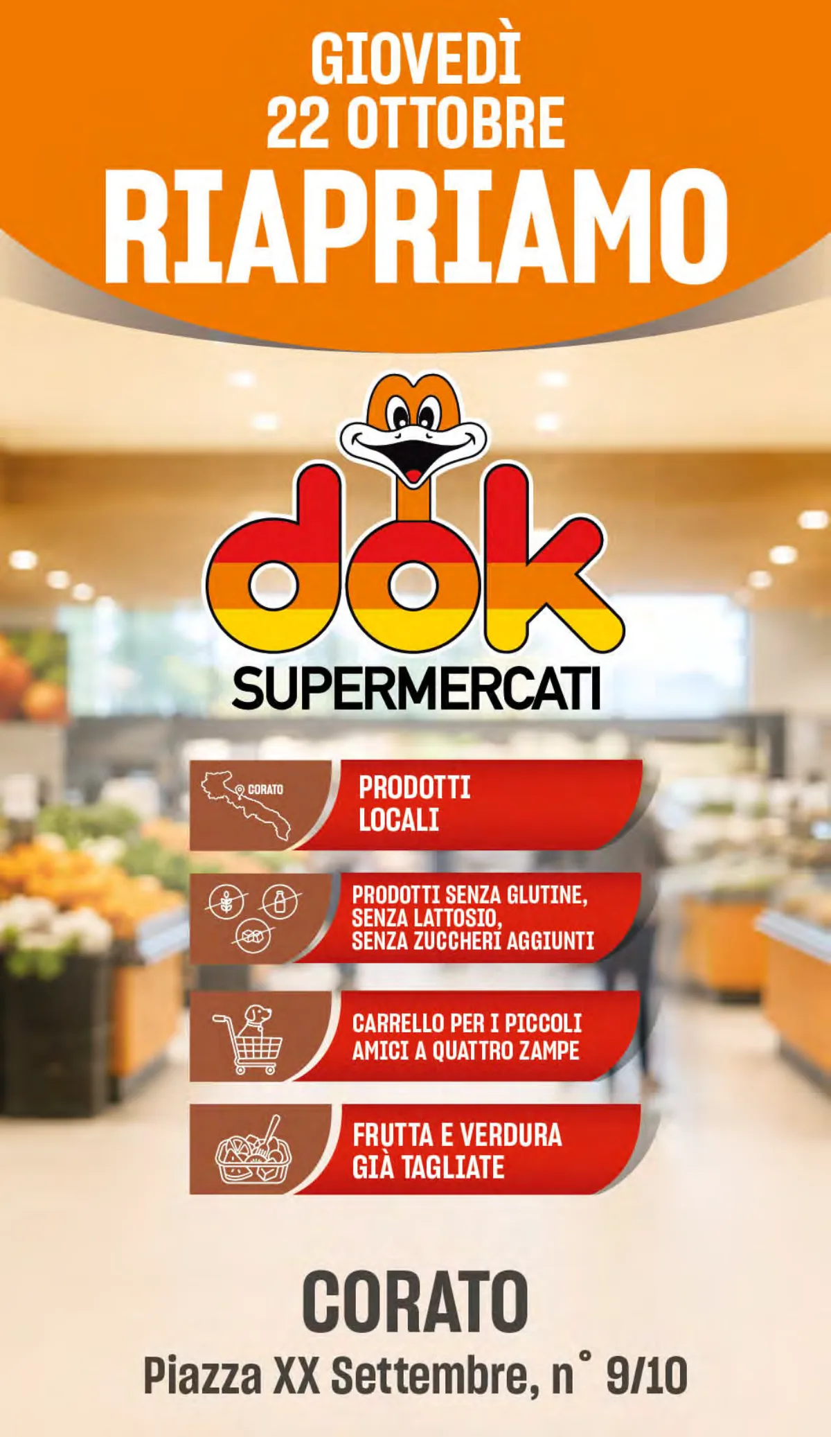 Copertina volantino SuperMercati DOK