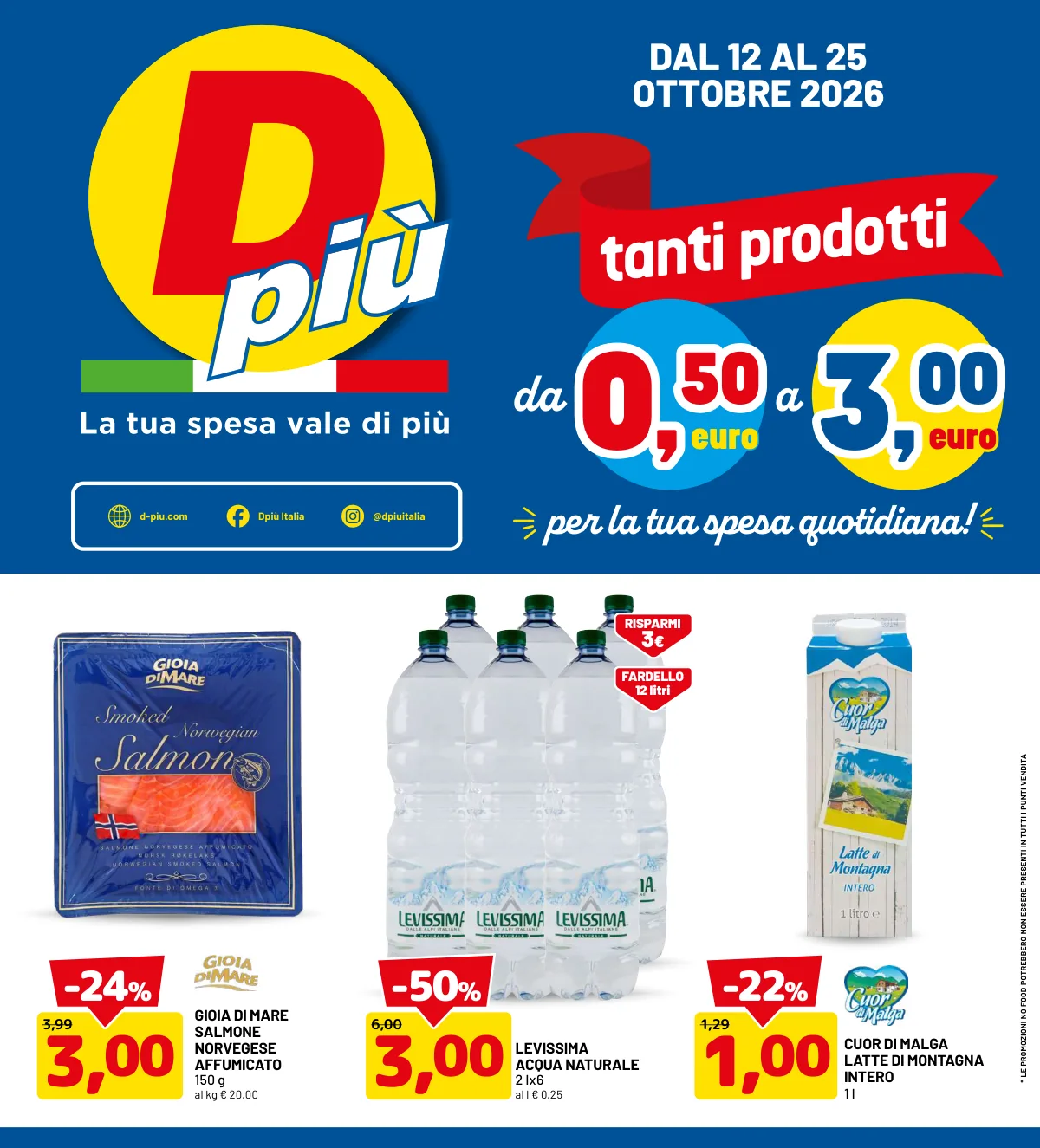 Copertina volantino dpiu