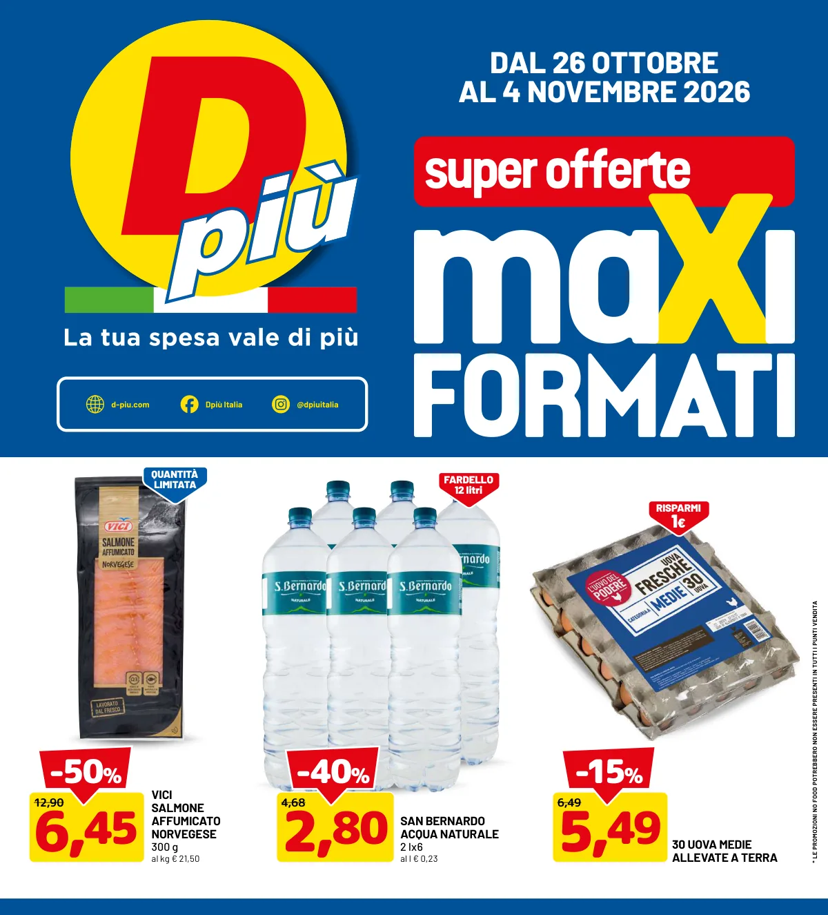 Copertina volantino dpiu