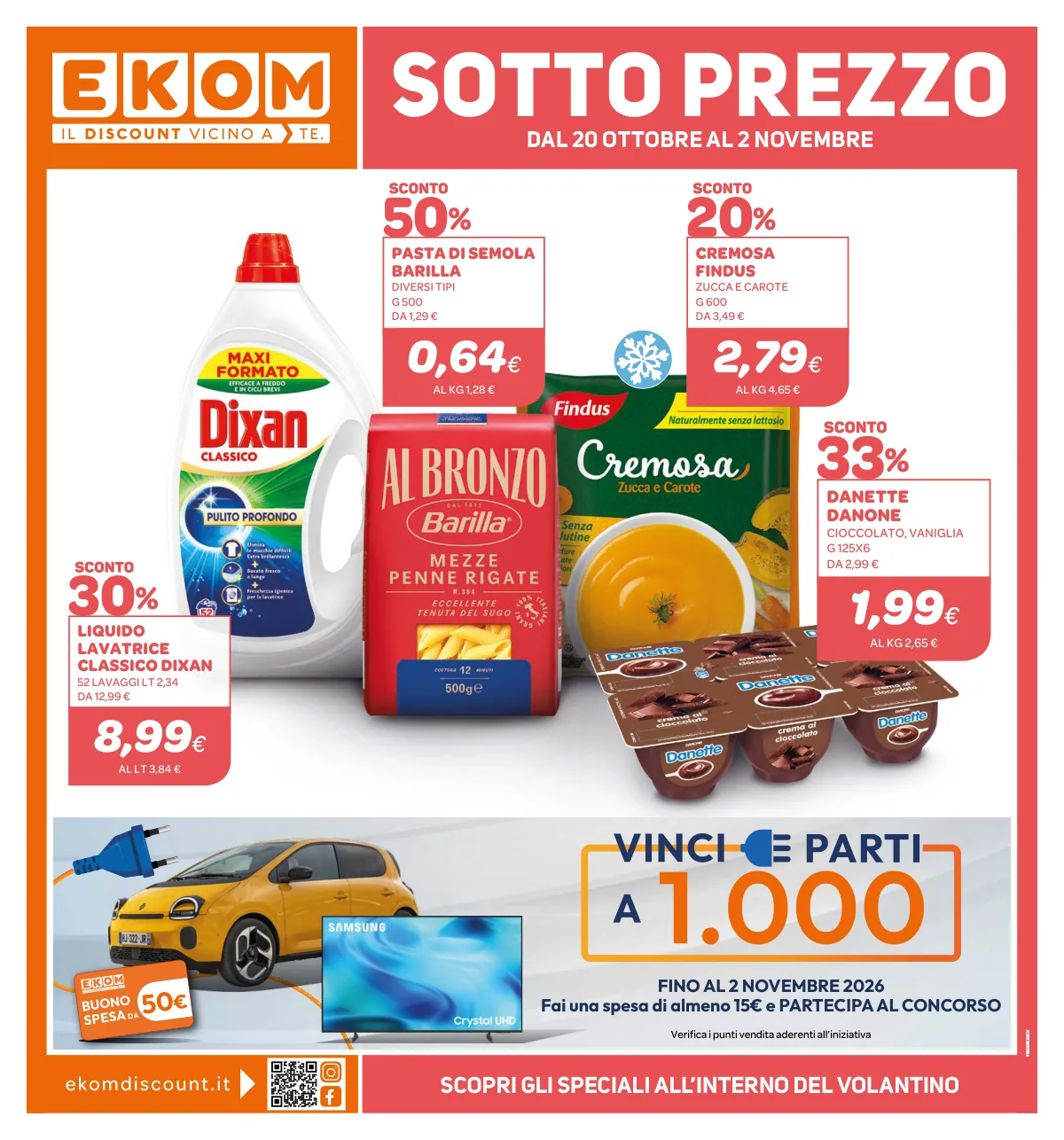 Copertina volantino Ekom