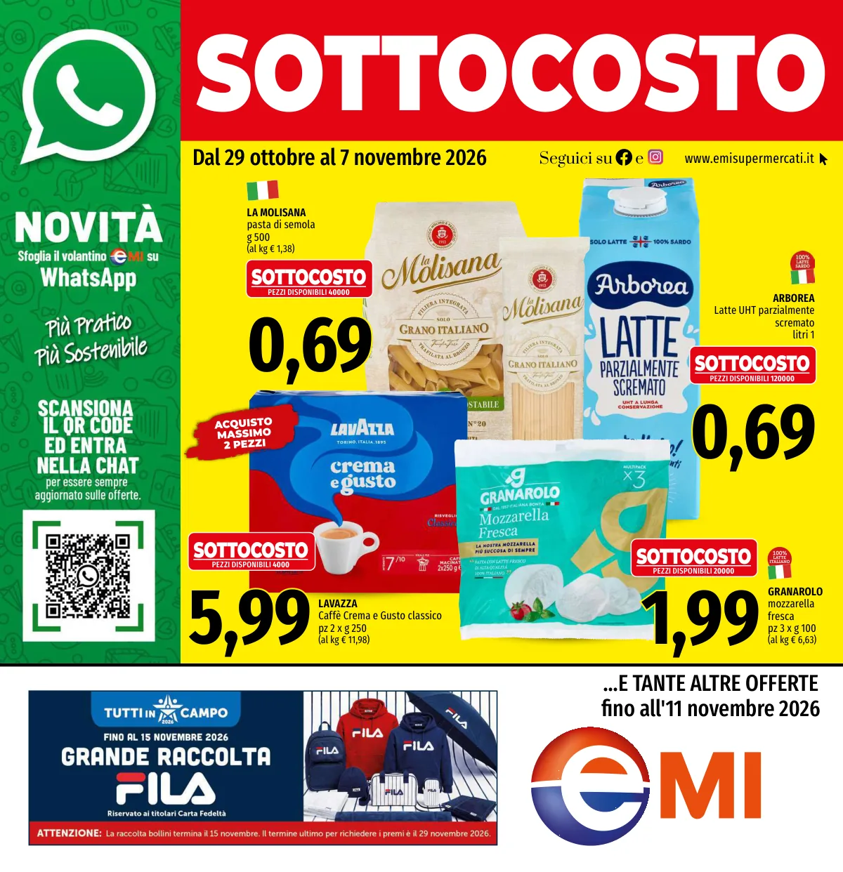 Copertina volantino EMI