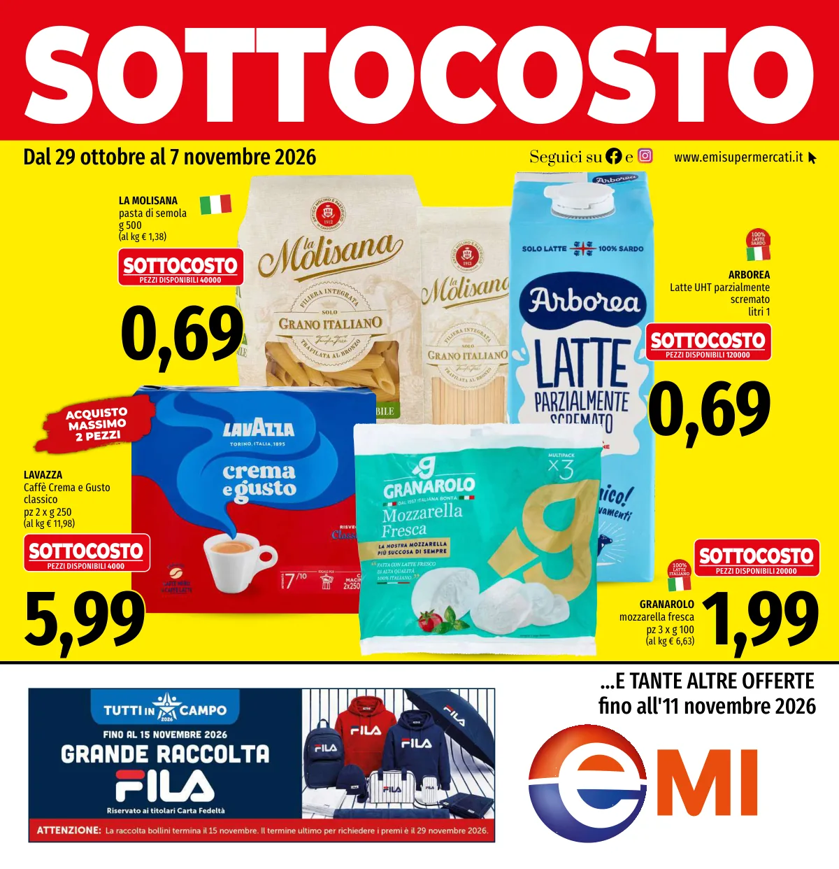 Copertina volantino EMI