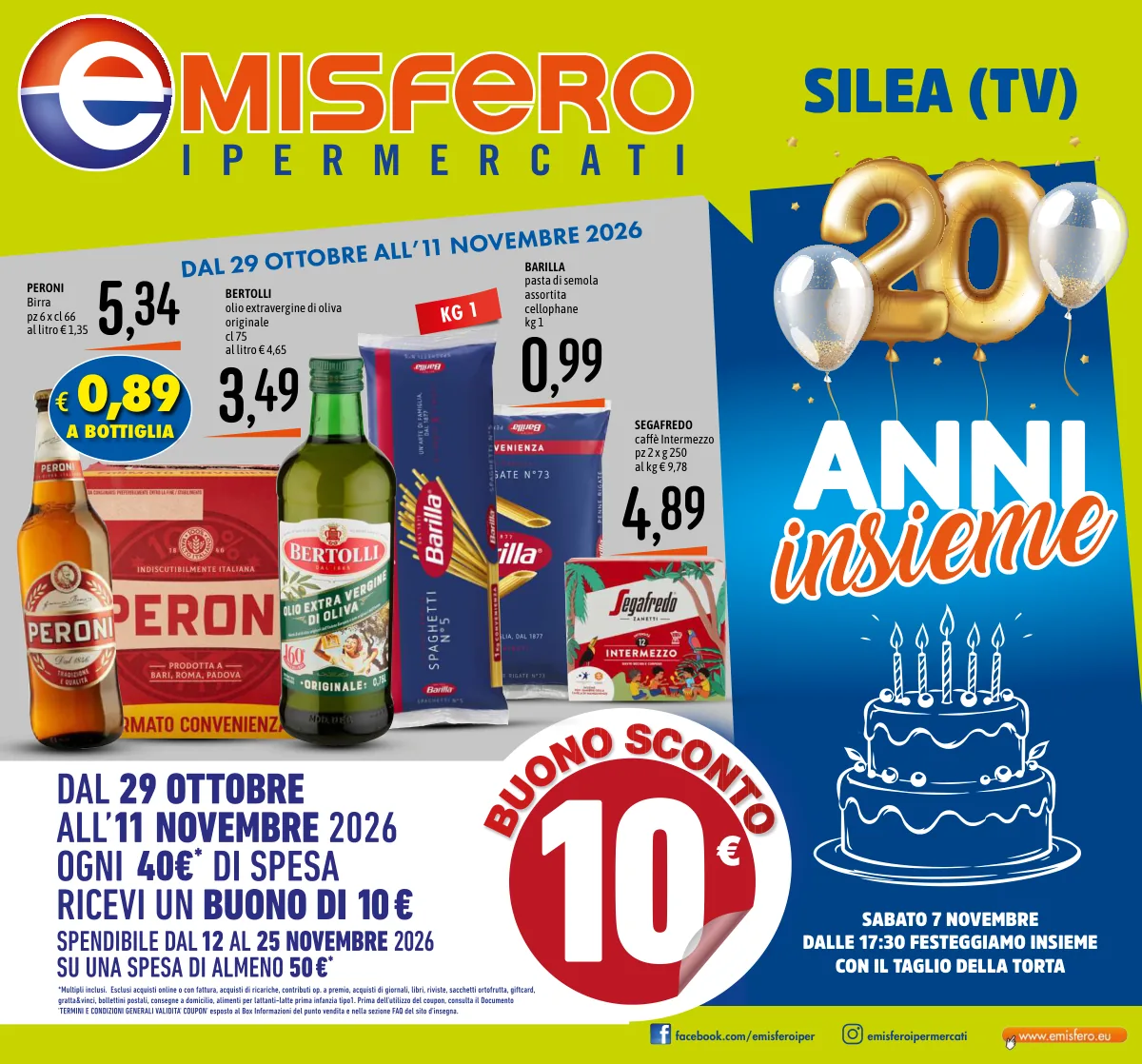 Copertina volantino Emisfero