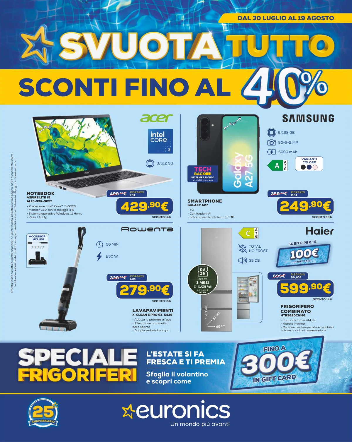 Volantino Euronics