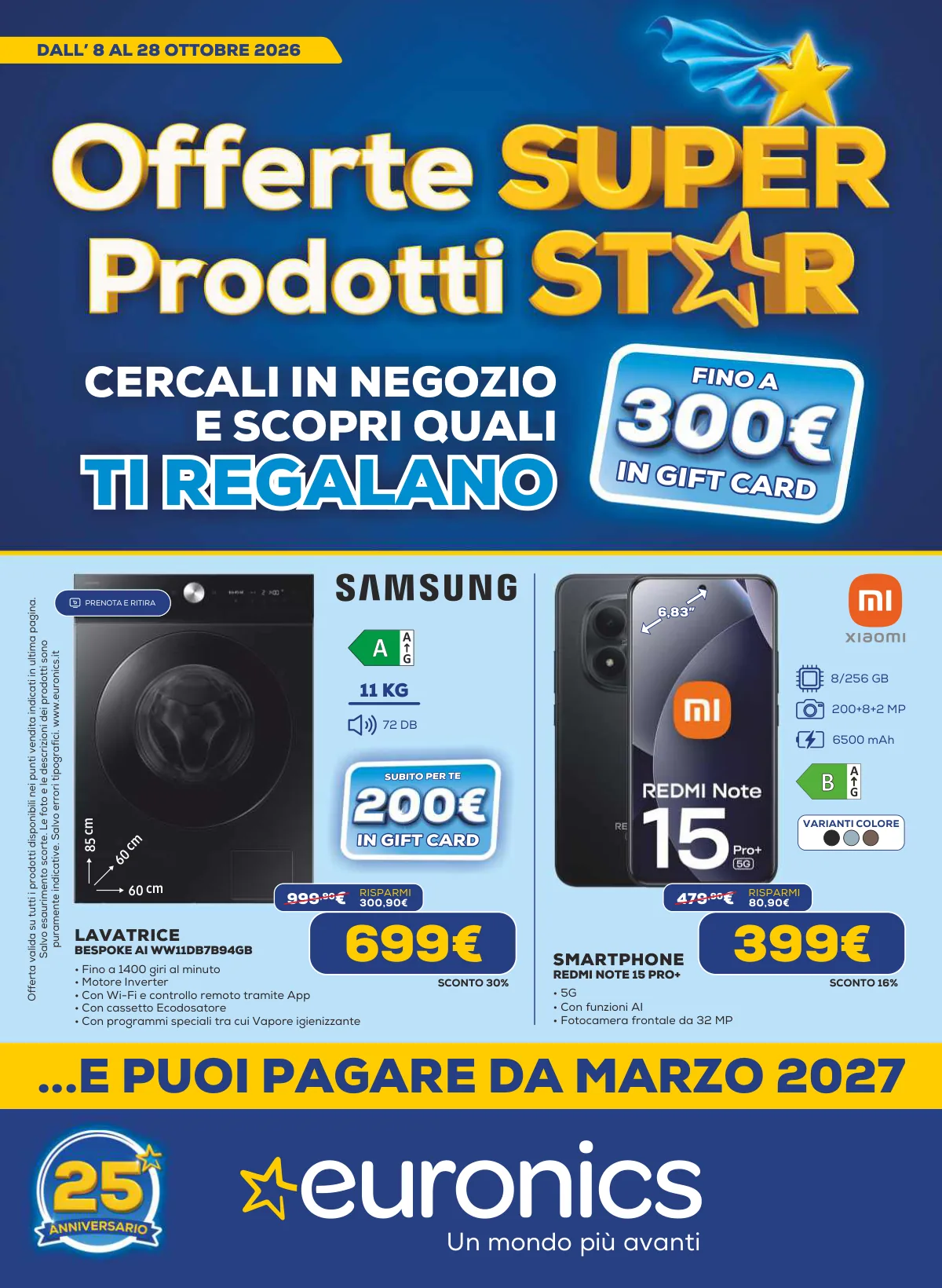 Copertina volantino Euronics