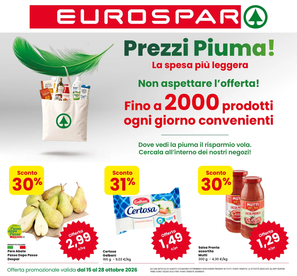 Volantino eurospar