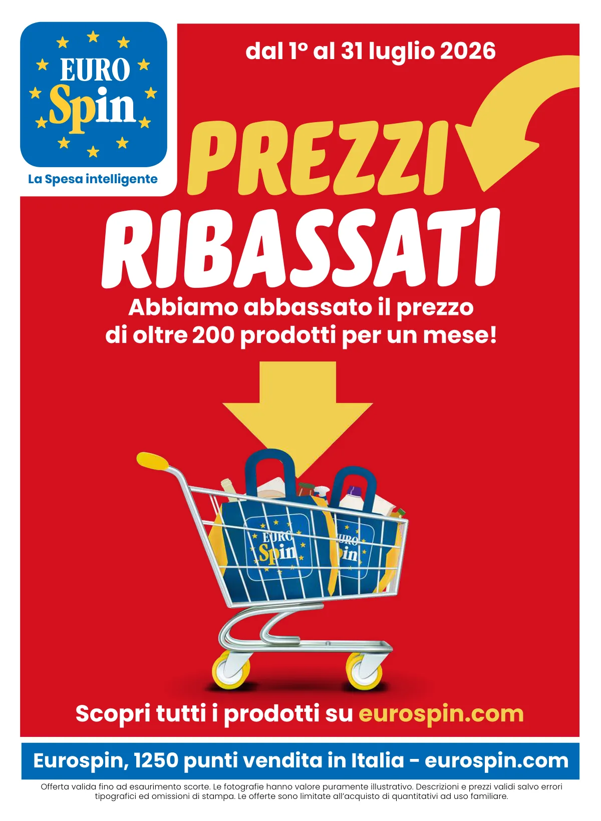 Volantino eurospin a Verona