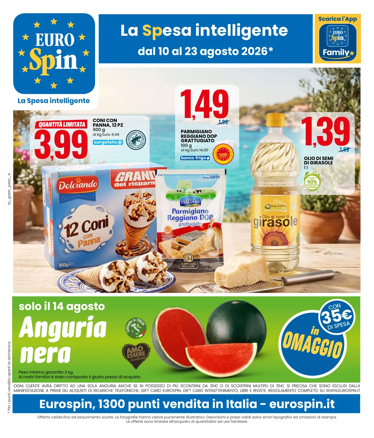 Volantino eurospin a Verona