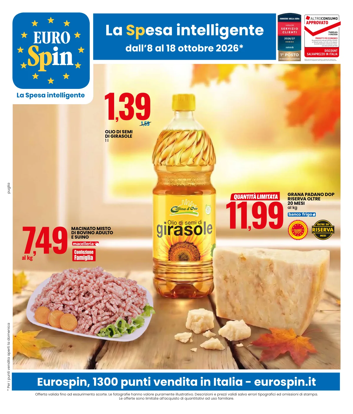 Copertina volantino eurospin