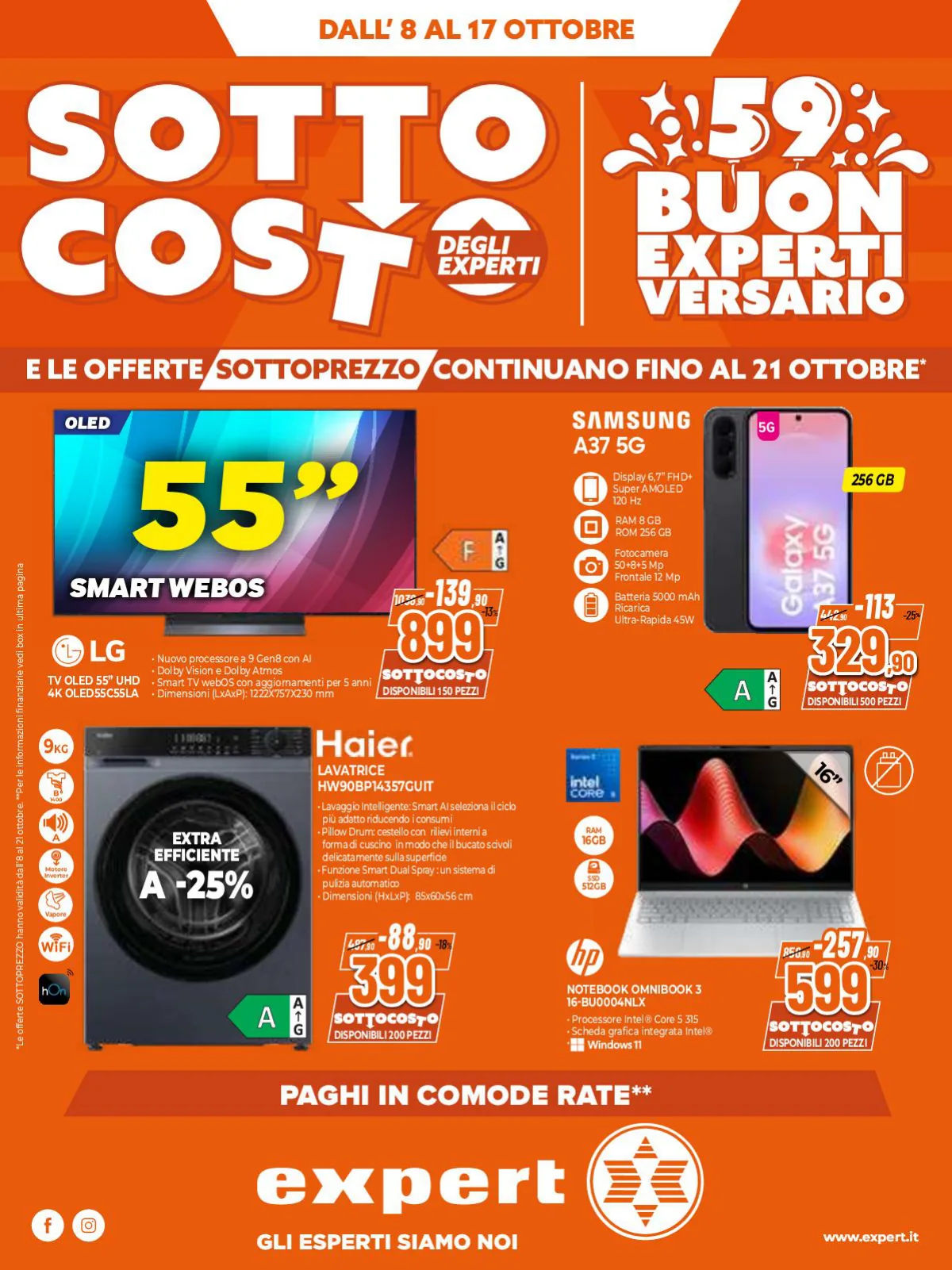 Copertina volantino Expert