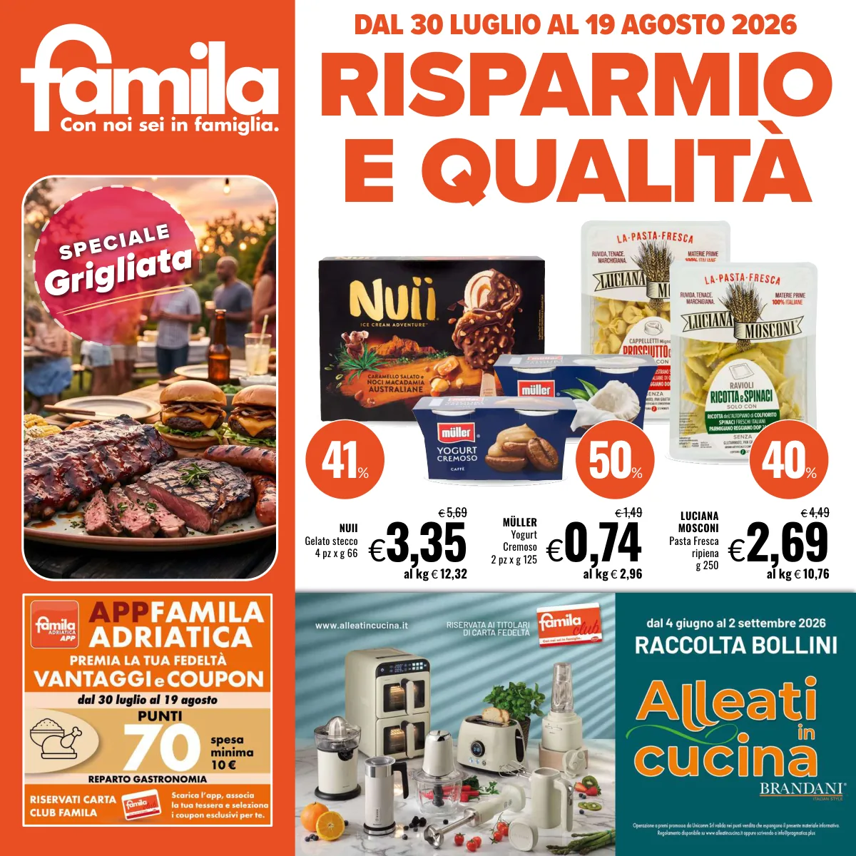 Volantino Famila offerte MONDOLFO