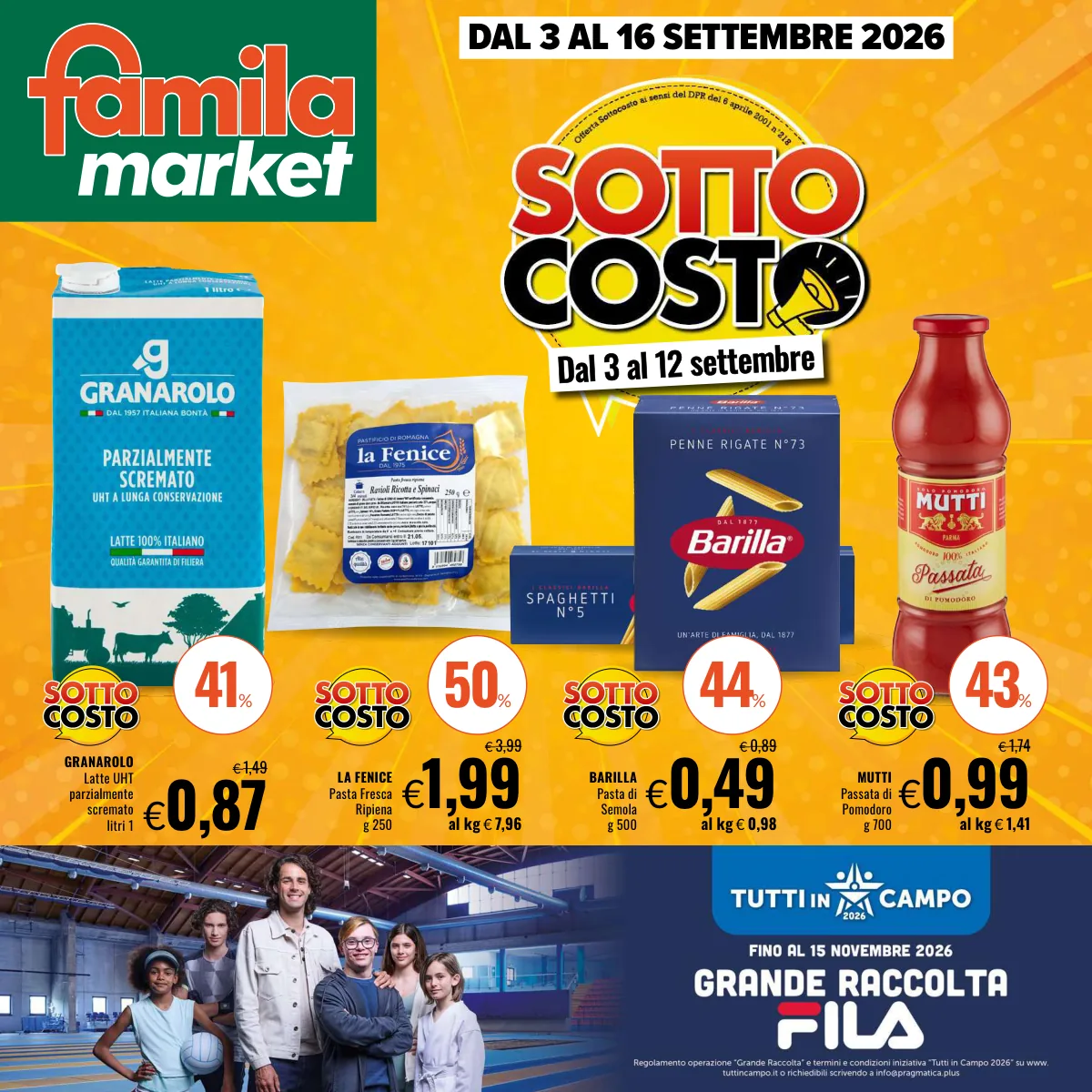 Volantino famila