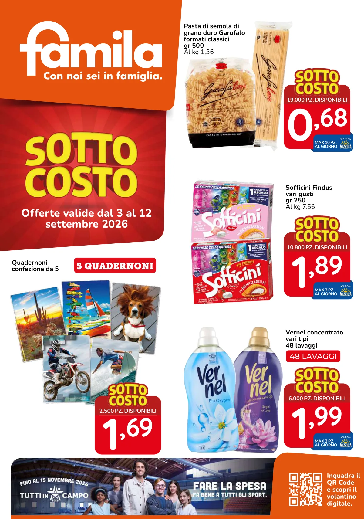 Volantino famila