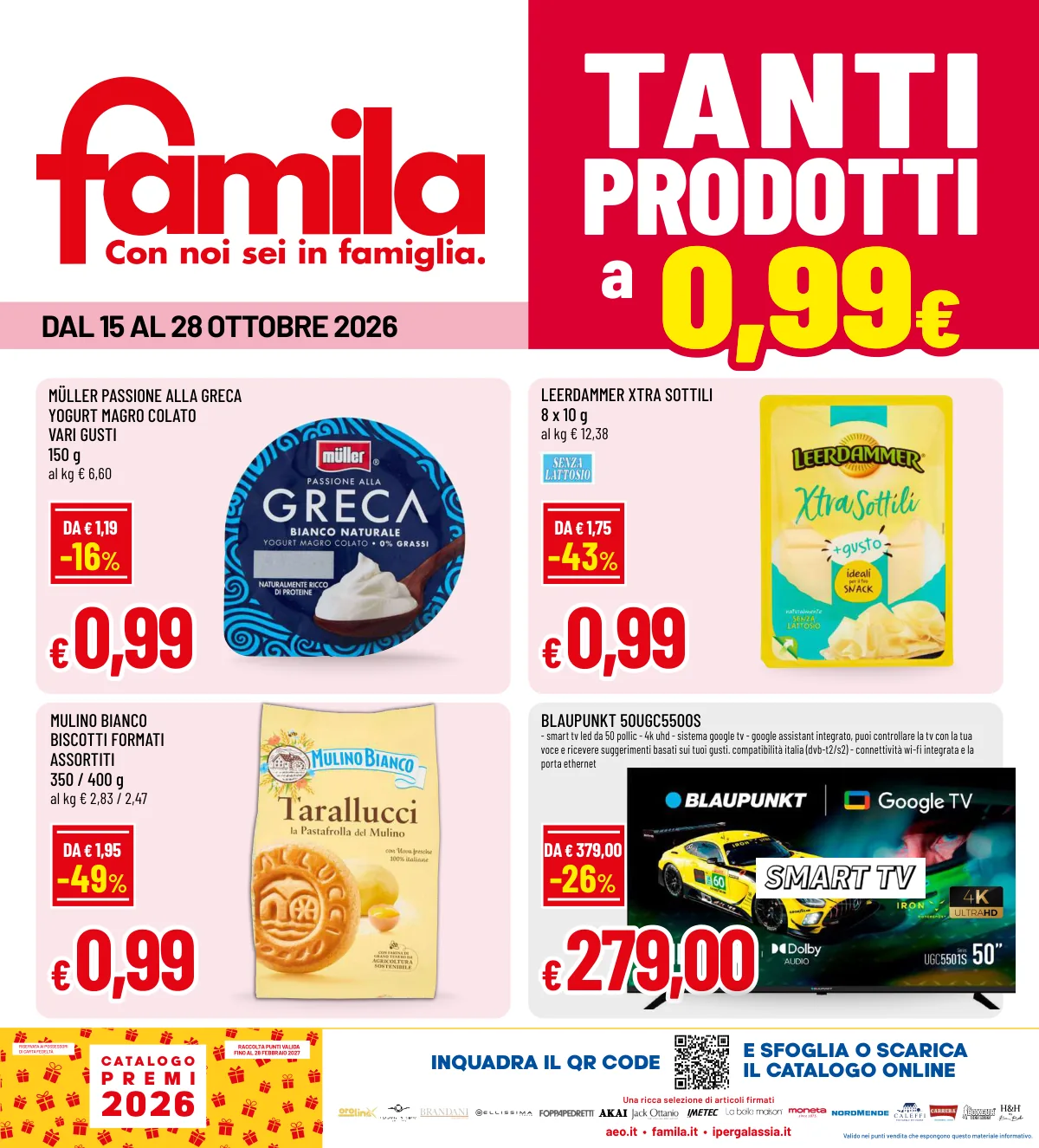 Copertina volantino famila