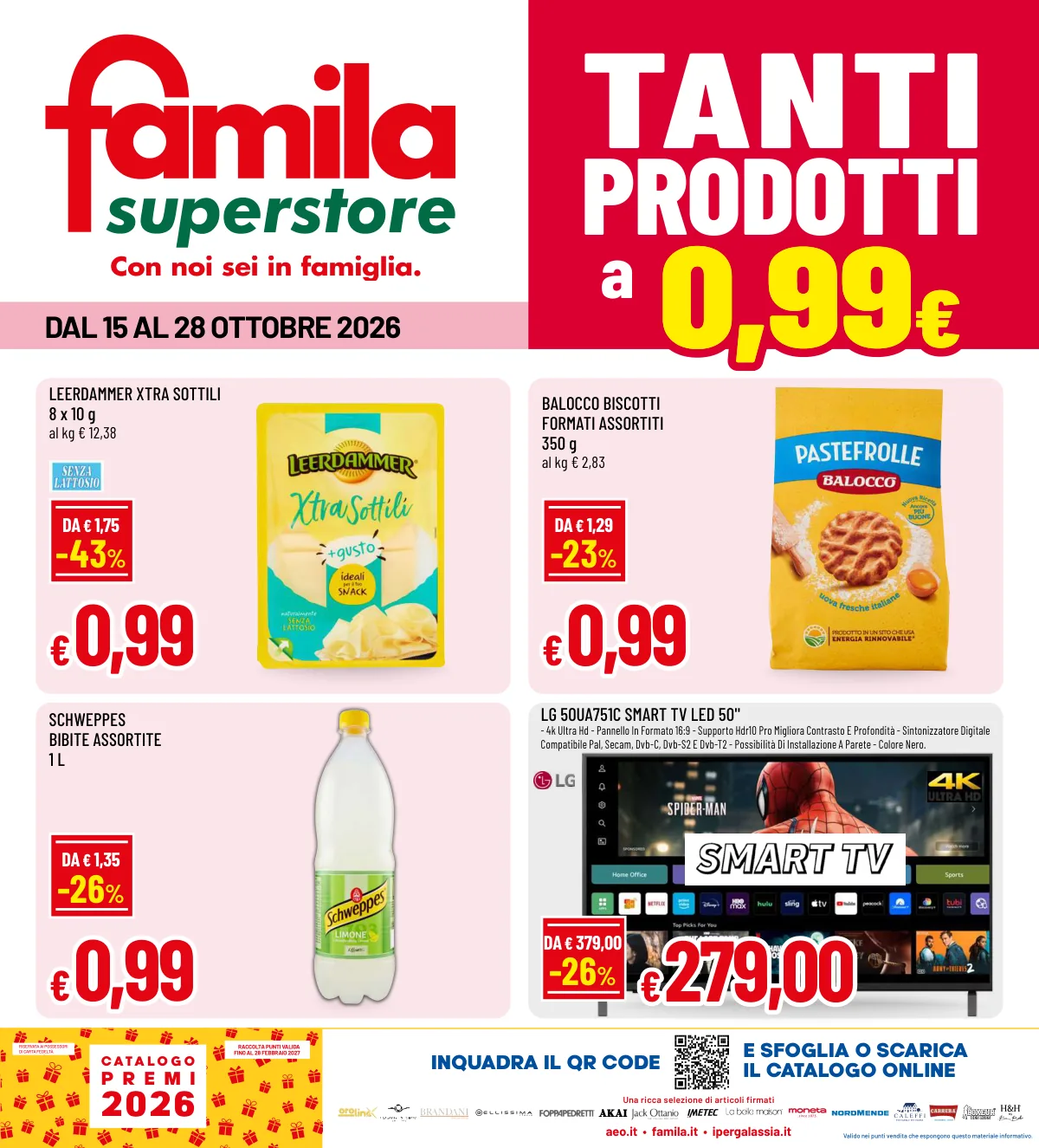 Copertina volantino famila
